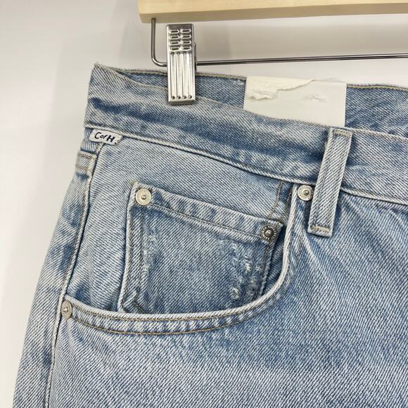 Citizens of Humanity | NWT Dahlia Bow Leg Baby Roll Ribbon Light Barrel Jeans 29 - Picture 8 of 12